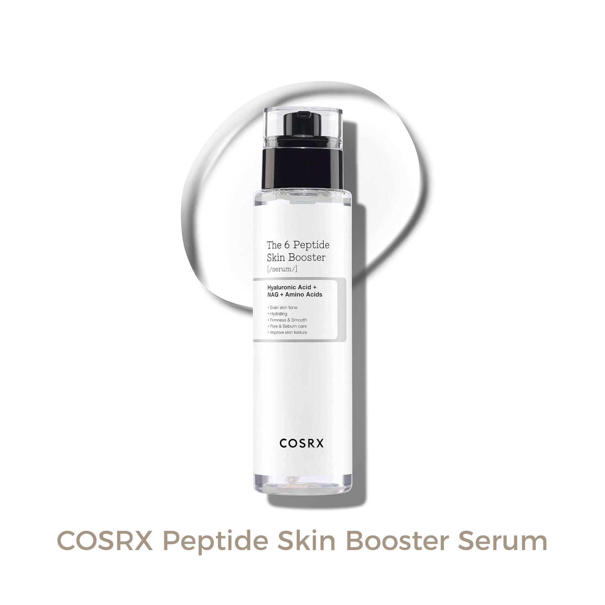 COSRX The 6 Peptide Skin Booster Serum for anti-aging and skin renewal.