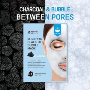 eyeNlip - Detoxifying Black 02 Bubble Mask (Charcoal)