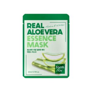 Farm Stay Real Essence Aloe Vera Mask – Hydrating Korean Sheet Mask for Sensitive and Dry Skin.