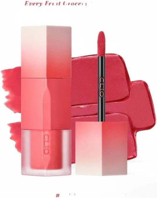 CLIO Chiffon Blur Tint – Giant Apple Red Lip Tint with Airy Matte Finish