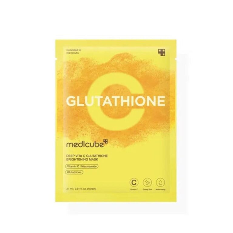 medicube Brightening Sheet Mask – Deep Vita C + Glutathione Face Mask