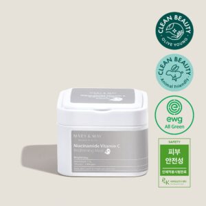 Mary&May Brightening Mask Tub with 30 Vitamin C and Niacinamide Sheet Masks.