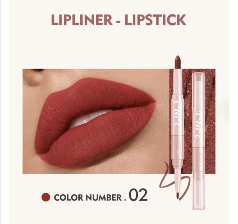 Pudaier Dual Head Lip Liner & Lipstick in Matte Shades