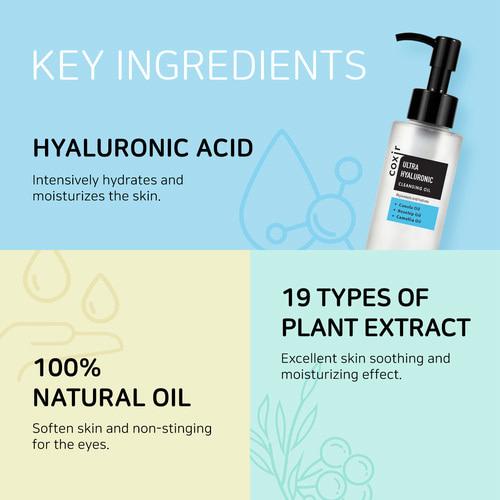 Coxir Cleansing Oil – Ideal for Double Cleansing and Sensitive Skin. Coxir Cleansing Oil – Ideal for Double Cleansing and Sensitive Skin.