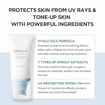 SKIN1004 Hyalu-Cica Sun Serum SPF50+ – Lightweight Korean Sunscreen.