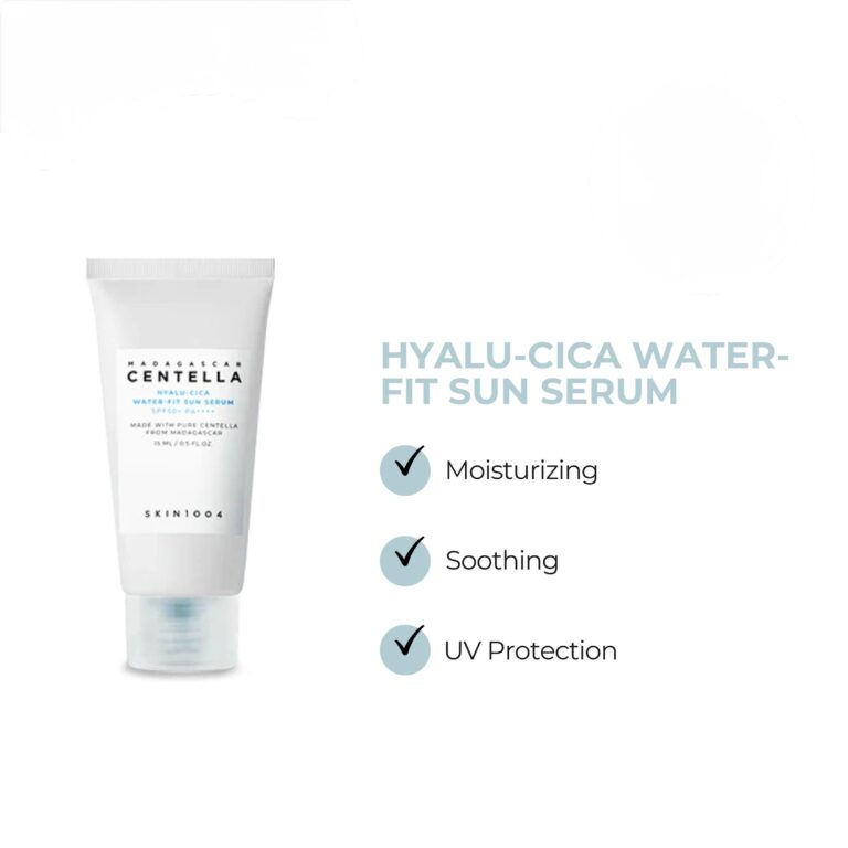 SKIN1004 Hyalu-Cica Sun Serum SPF50+ – Lightweight Korean Sunscreen.