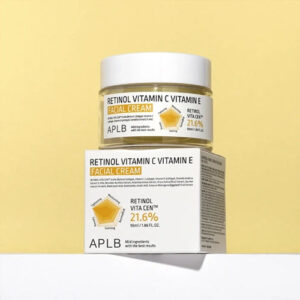 APLB - Retinol Vitamin C Vitamin E Facial Cream, Deep hydration, Retinol, Revitalize for gentle and improve skin texture - 1.86 FL.OZ