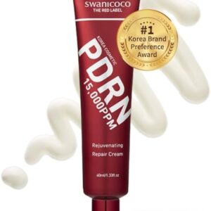 SWANICOCO PDRN Rejuvenating Repair Cream, 99.9% Pure Salmon DNA, Bakuchiol, Cica Exosome & Niacinamide, Anti-Aging, Wrinkle Care, Firming & Glow, Holiday Gift, Stocking Stuffer, 40ml / 1.35 fl oz