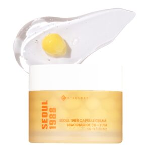 K-SECRET SEOUL 1988 Capsule Cream – Vitamin C Capsule Cream for Dark Spots, Uneven Skin Tone | Korean Skincare, 50ml / 1.69 fl oz